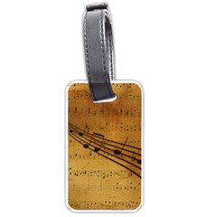 Background Music Luggage Tag (one Side)