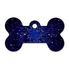 Star Universe Space Starry Sky Dog Tag Bone (two Sides)