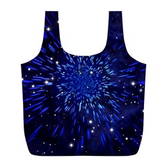 Star Universe Space Starry Sky Full Print Recycle Bag (l) by Alisyart
