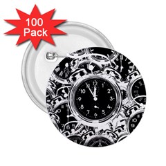 Clock Face 5 2 25  Buttons (100 Pack) 