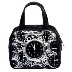 Clock Face 5 Classic Handbag (two Sides) by impacteesstreetwearten