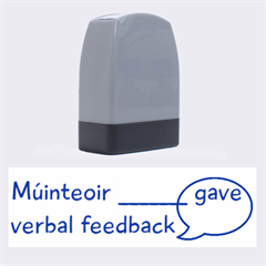 Verbal Feedback Stamp by notenoughtimemuinteoir