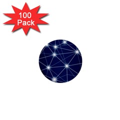 Network Technology Digital 1  Mini Buttons (100 pack) 