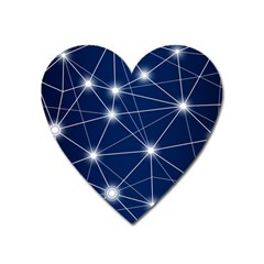 Network Technology Digital Heart Magnet