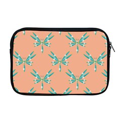 Turquoise Dragonfly Insect Paper Apple Macbook Pro 17  Zipper Case by Alisyart