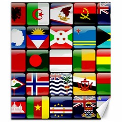 National Flags 1 Canvas 20  X 24  by ArtworkByPatrick