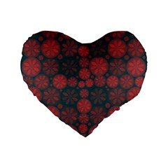 Zappwaits California Standard 16  Premium Flano Heart Shape Cushions by zappwaits