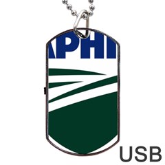 Logo Of Usda Animal And Plant Health Inspection Service Dog Tag Usb Flash (one Side) by abbeyz71