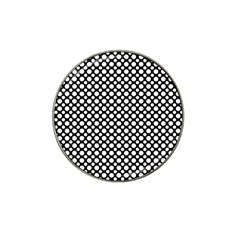 Dot Dots Dotted 2 Black Black Hat Clip Ball Marker by impacteesstreetwearten