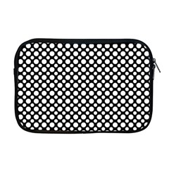 Dot Dots Dotted 2 Black Black Apple Macbook Pro 17  Zipper Case by impacteesstreetwearten