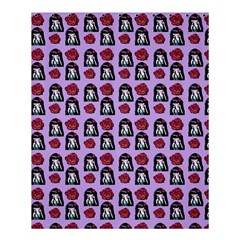 Girl Flower Pattern Lilac Shower Curtain 60  X 72  (medium)  by snowwhitegirl