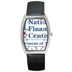 Logo Of Usda National Finance Center Barrel Style Metal Watch by abbeyz71