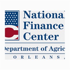 Logo Of Usda National Finance Center Small Glasses Cloth (2 Sides) by abbeyz71