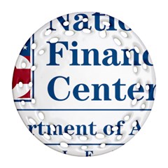 Logo Of Usda National Finance Center Round Filigree Ornament (two Sides) by abbeyz71