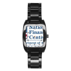 Logo Of Usda National Finance Center Stainless Steel Barrel Watch by abbeyz71