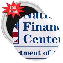 Logo Of Usda National Finance Center 3  Magnets (100 Pack) by abbeyz71