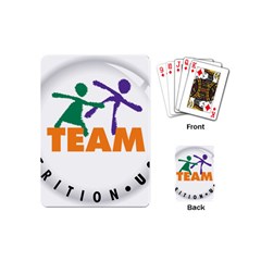 USDA Team Nutrition Logo Playing Cards Single Design (Mini)