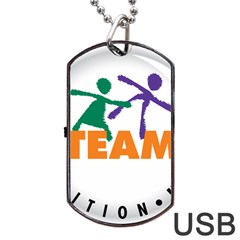 USDA Team Nutrition Logo Dog Tag USB Flash (Two Sides)