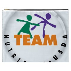 USDA Team Nutrition Logo Cosmetic Bag (XXXL)