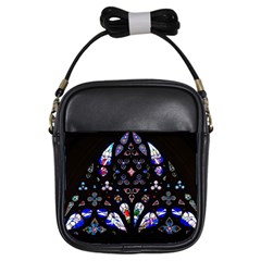 Barcelona Cathedral Spain Stained Glass Girls Sling Bag