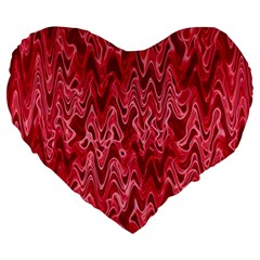 Background Abstract Surface Red Large 19  Premium Heart Shape Cushions