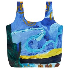 Painting Illustrations Vincent Van Gogh Full Print Recycle Bag (xl) by Wegoenart