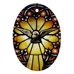 Spain Catalonia Montserrat Church Oval Ornament (two Sides) by Wegoenart