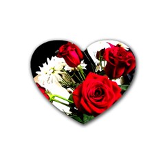 Roses 1 1 Heart Coaster (4 Pack)  by bestdesignintheworld