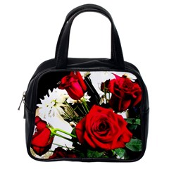 Roses 1 1 Classic Handbag (one Side) by bestdesignintheworld
