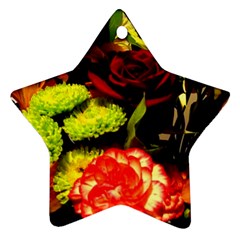 Flowers 1 1 Star Ornament (Two Sides)