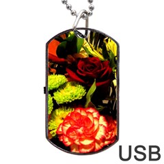 Flowers 1 1 Dog Tag Usb Flash (two Sides) by bestdesignintheworld