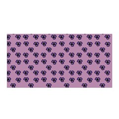 Pansies Pink Pattern Satin Wrap