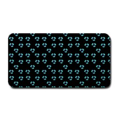 Aqua Pansies Medium Bar Mats by snowwhitegirl