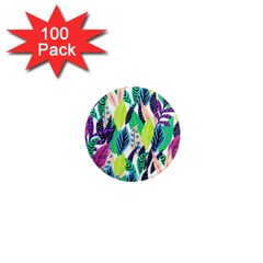 Leaves  1  Mini Magnets (100 Pack)  by Sobalvarro