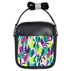 Leaves  Girls Sling Bag by Sobalvarro