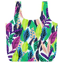 Leaves  Full Print Recycle Bag (xl) by Sobalvarro