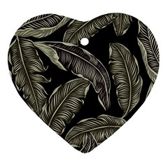 Jungle Heart Ornament (two Sides) by Sobalvarro