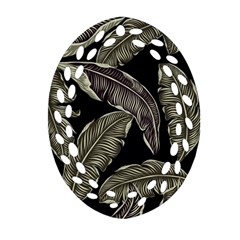 Jungle Oval Filigree Ornament (two Sides) by Sobalvarro