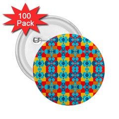 Pop Art  2 25  Buttons (100 Pack)  by Sobalvarro