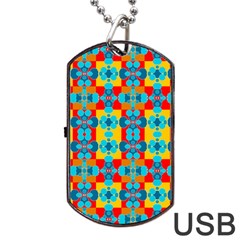 Pop Art  Dog Tag Usb Flash (one Side) by Sobalvarro