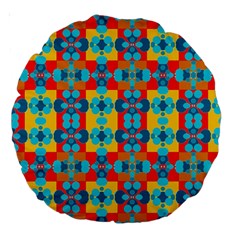 Pop Art  Large 18  Premium Round Cushions by Sobalvarro