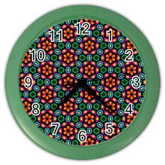 Pattern  Color Wall Clock by Sobalvarro