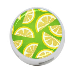 Lemon Fruit Healthy Fruits Food 4-port Usb Hub (one Side) by Wegoenart