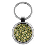 Pattern Background Texture Design Key Chain (Round) Front