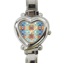 Pattern Heart Italian Charm Watch by Sobalvarro