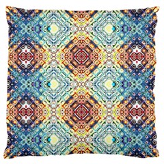 Pattern Large Flano Cushion Case (one Side) by Sobalvarro