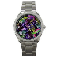 Leaves  Sport Metal Watch by Sobalvarro