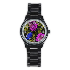 Botany  Stainless Steel Round Watch by Sobalvarro