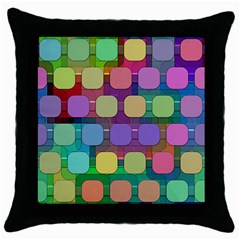 Pattern  Throw Pillow Case (black) by Sobalvarro