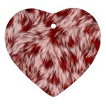 Abstract  Heart Ornament (Two Sides) Back